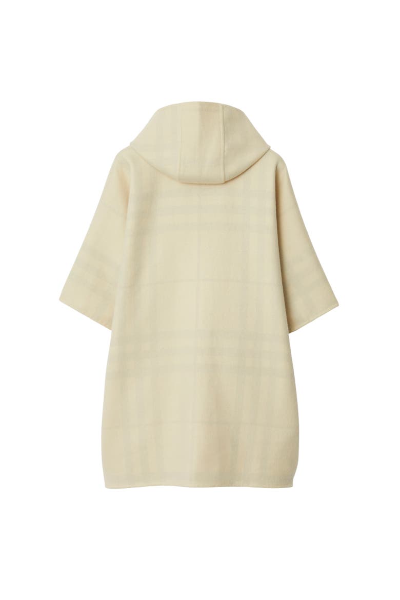 Cashmere Hooded Cape, Alternate, color, Stone beige