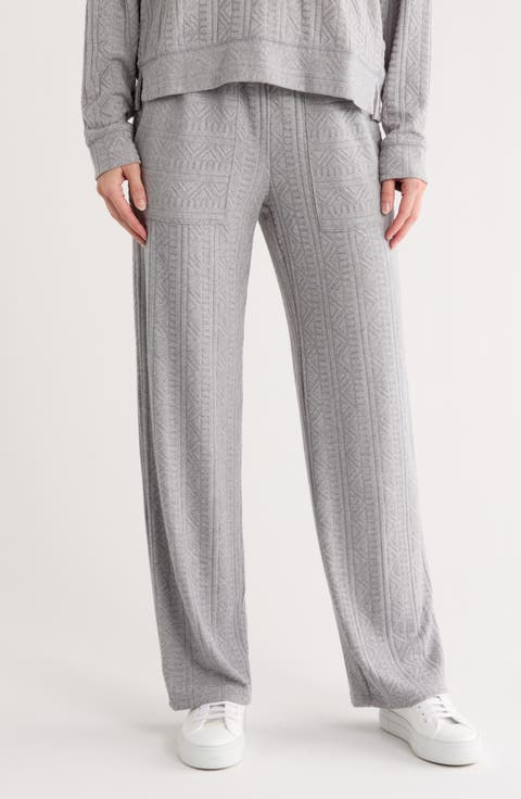 Textured Knit Pants