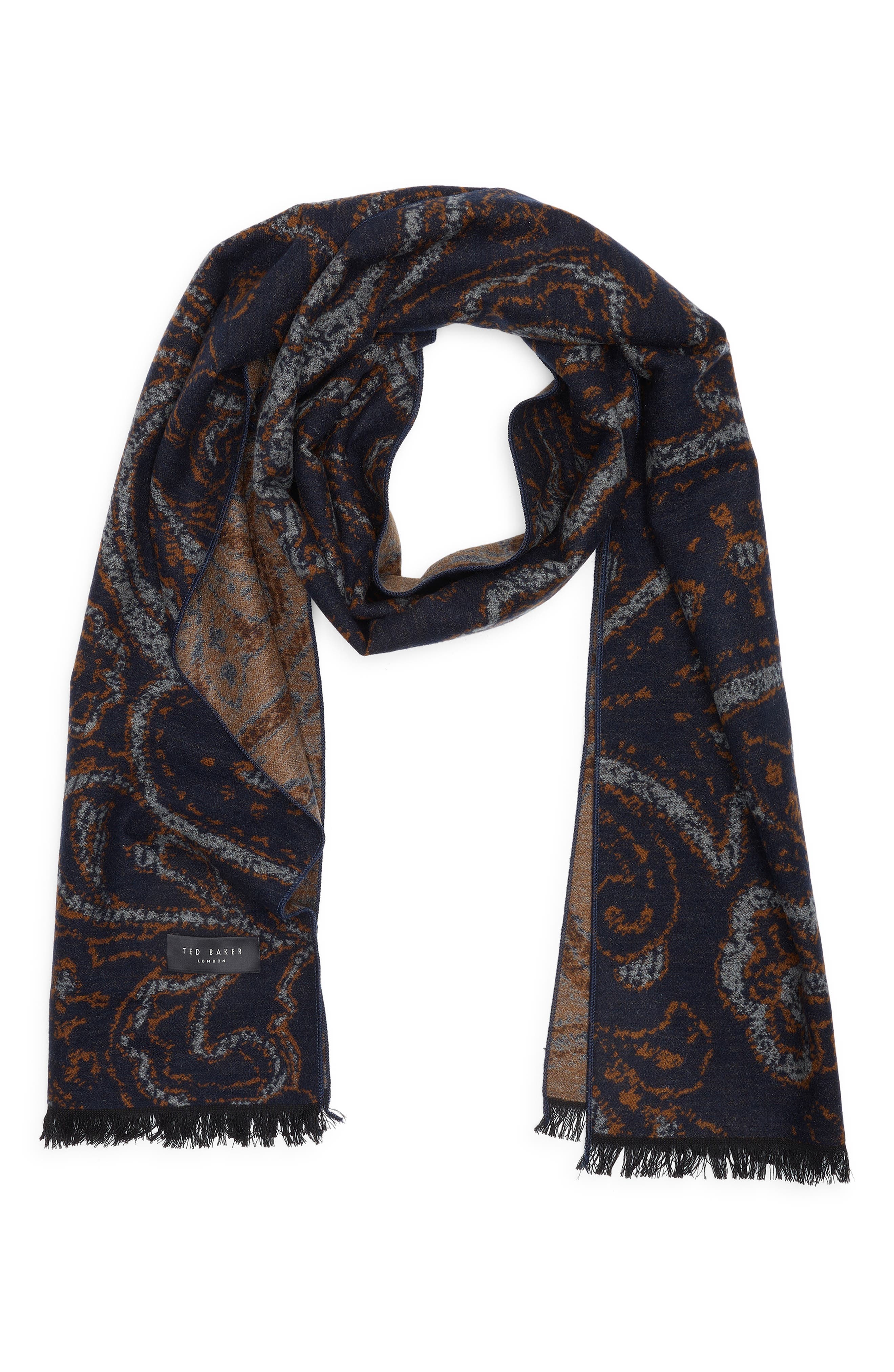 Ted Baker London Paisley Silk Scarf