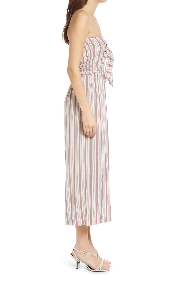 Bishop + Young Elva Strapless Jumpsuit, Alternate, color, 