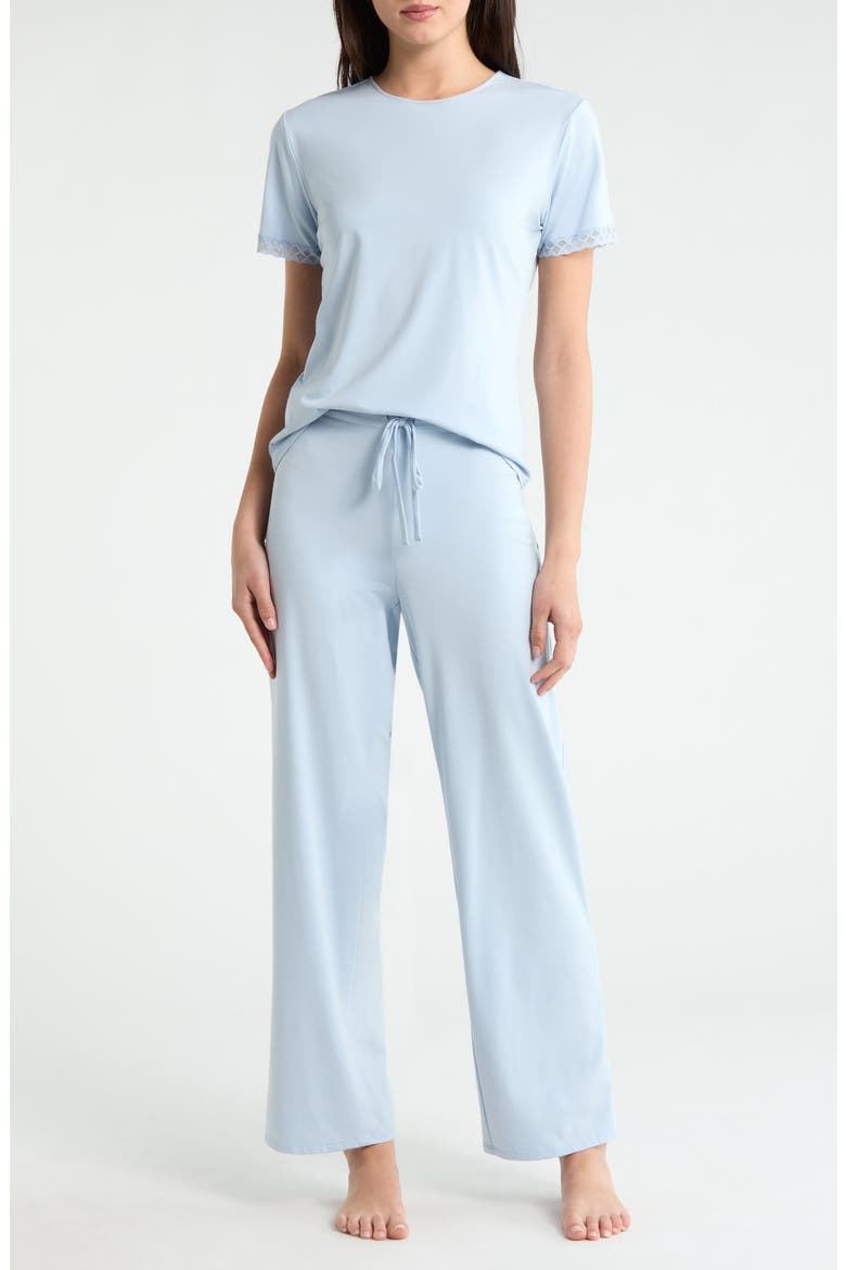 True Bliss Jersey Pajamas, Main, color, BLUE MIST