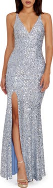 Dress the Population Iris Sequin Mermaid Gown