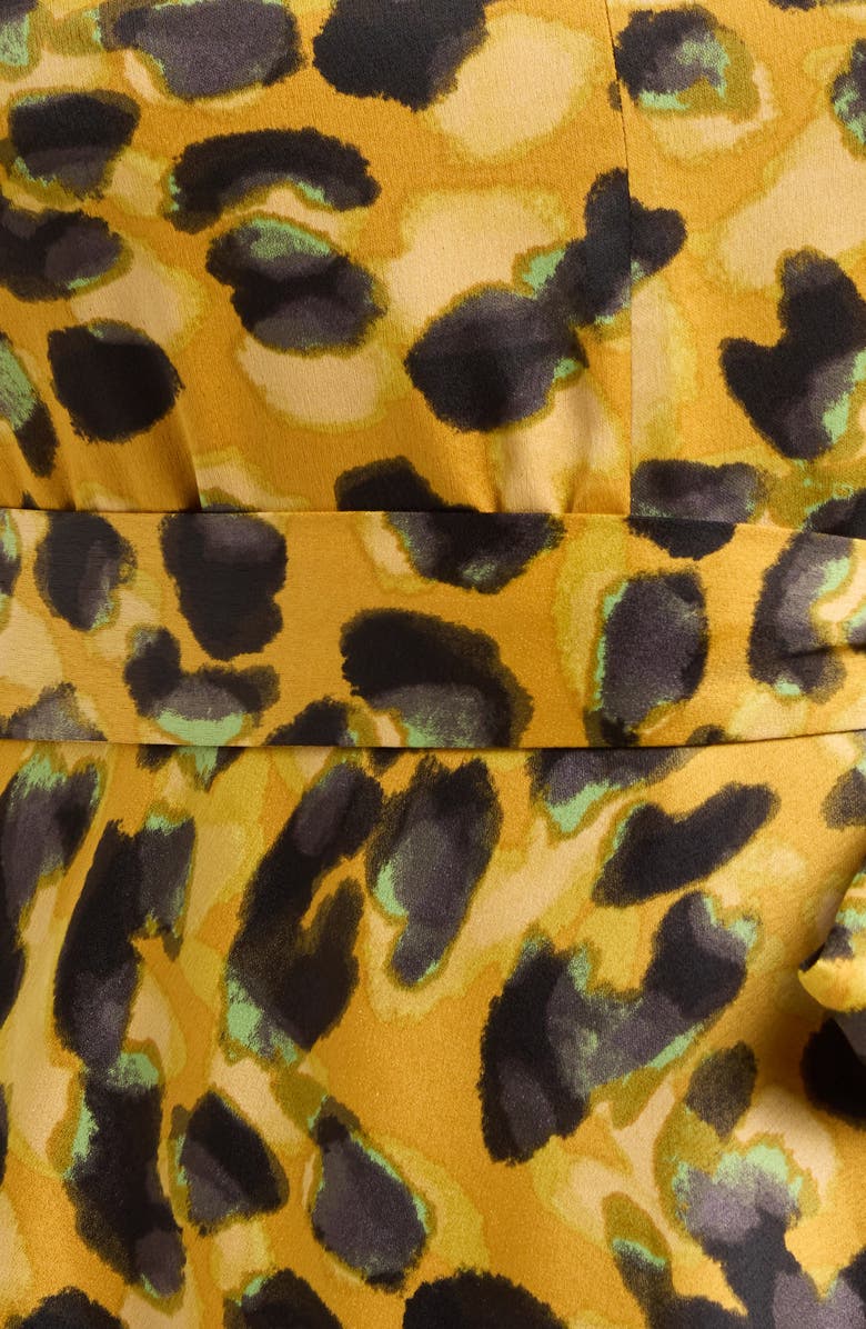 Tahari ASL Pleated Sleeveless Sleeveless Midi Dress, Alternate, color, Ginger Midi