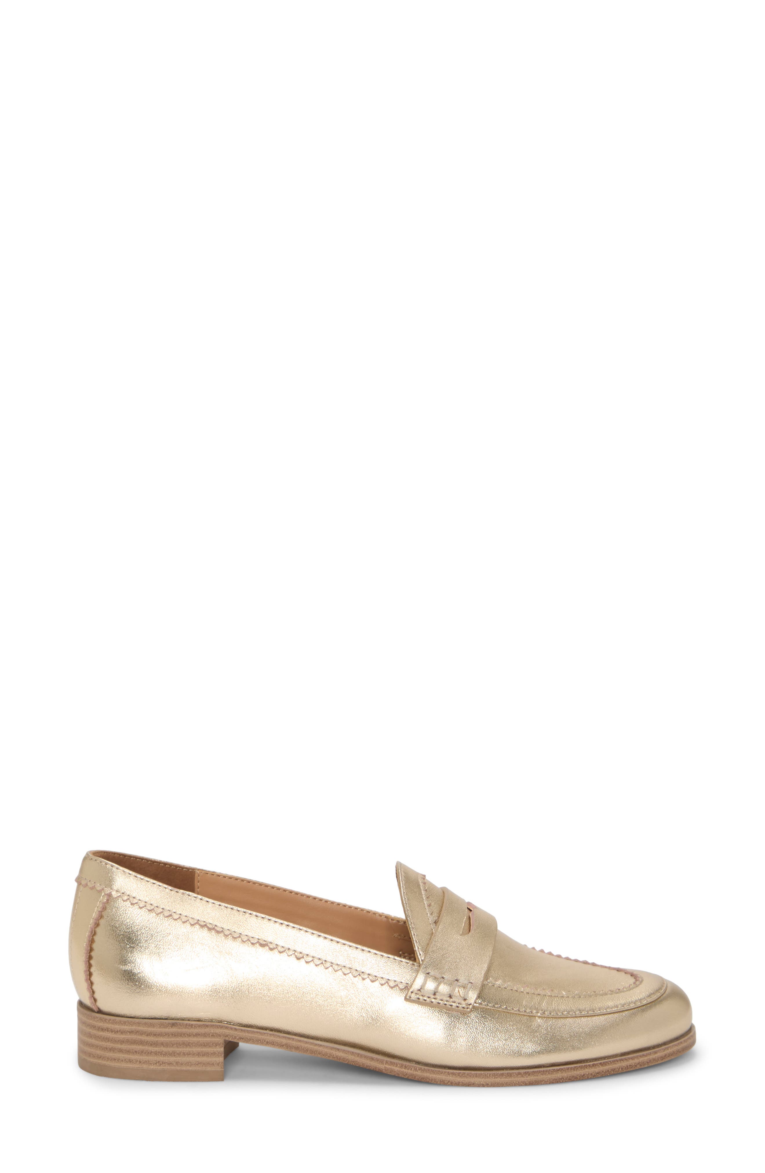 Clarette Penny Loafer, Alternate, color, EGYPTIAN GOLD