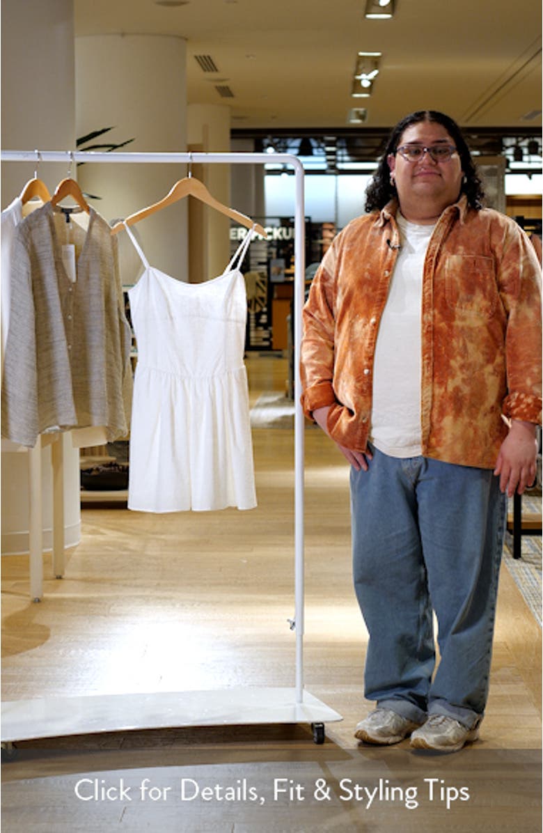 Cotton Eyelet Minidress, sales video thumbnail