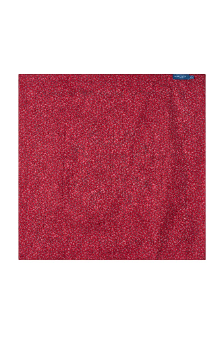 Harmon Reversible Floral Paisley Neckerchief, Alternate, color, Red