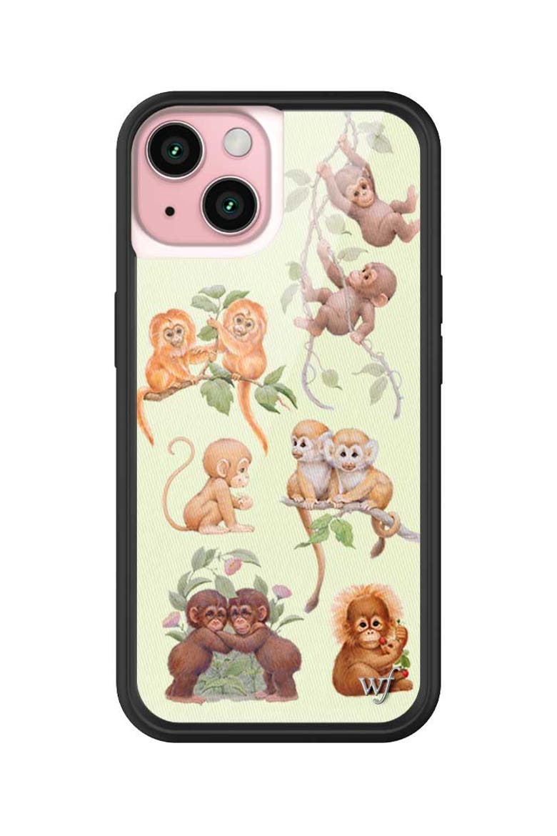 Monkey Biz iPhone Case, Alternate, color, Green