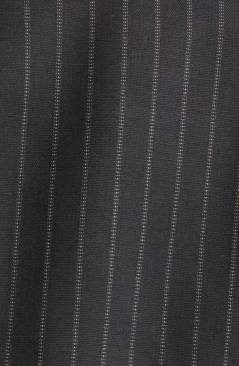 Dolce&Gabbana Pinstripe Stretch Virgin Wool Jacket, Alternate, color, Black