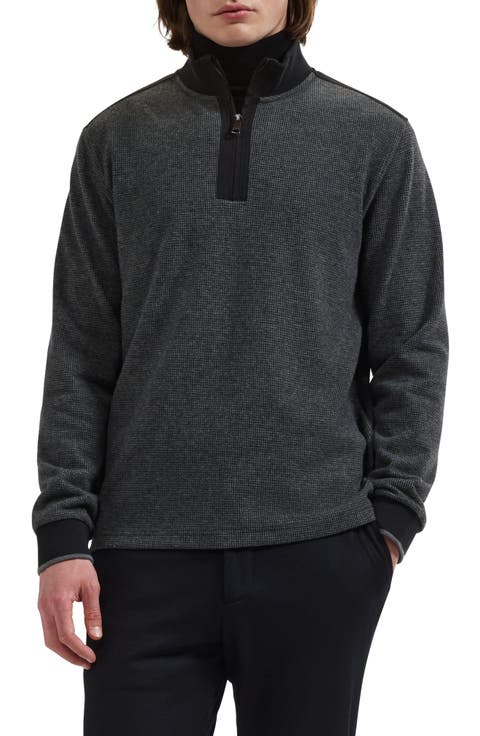 Quarter Zip Knit Pullover