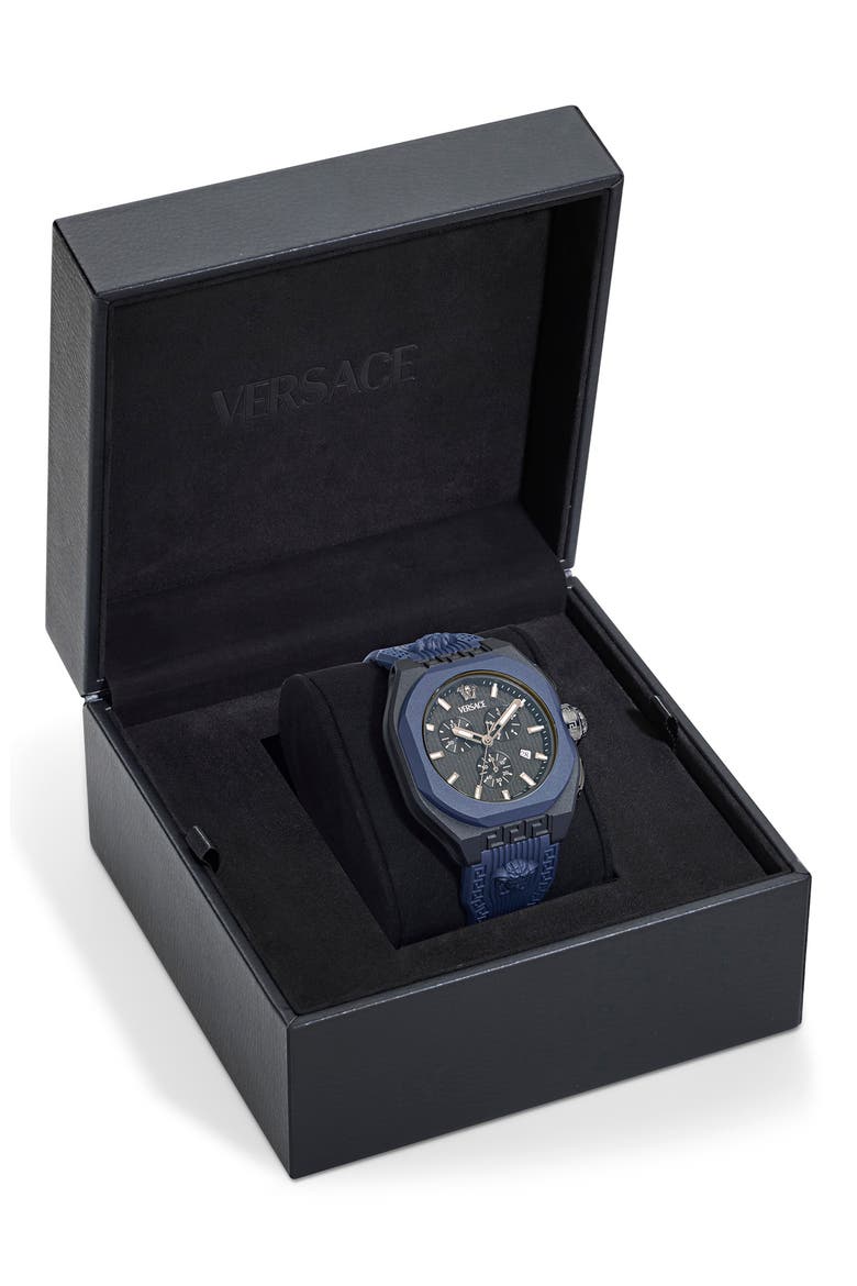 V-Legend Chronograph Strap Watch, 44mm, Alternate, color, BLACK