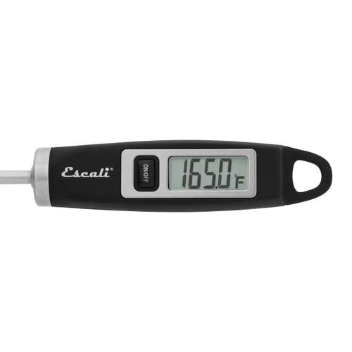 Escali Gourmet Digital Thermometer In Black