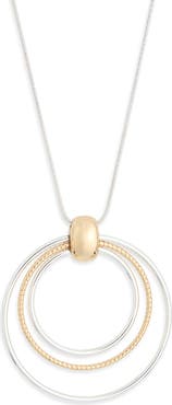 NORDSTROM RACK Circle Pendant Necklace