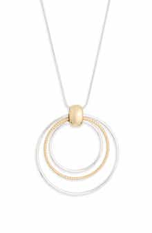 NORDSTROM RACK Circle Pendant Necklace