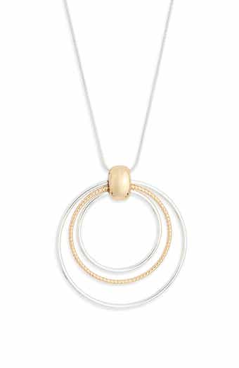 NORDSTROM RACK Circle Pendant Necklace