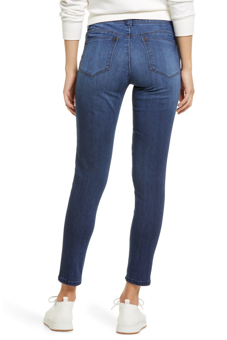 'Ab'Solution Ankle Skinny Jeans (Nordstrom Exclusive), Alternate, color, BLUE