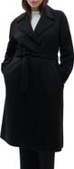 MANGO Handmade Wool Blend Wrap Coat