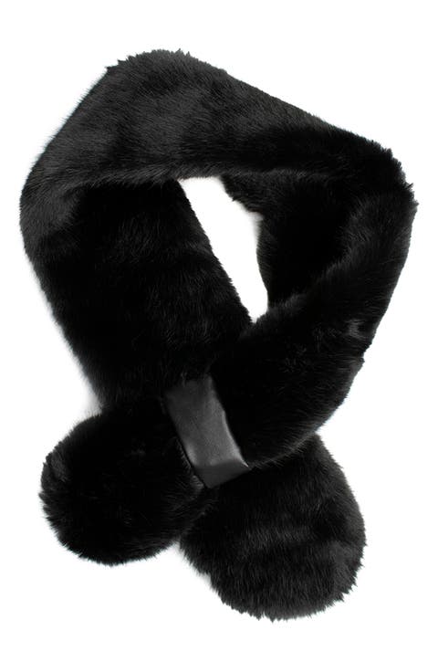 Faux Fur Collar Scarf
