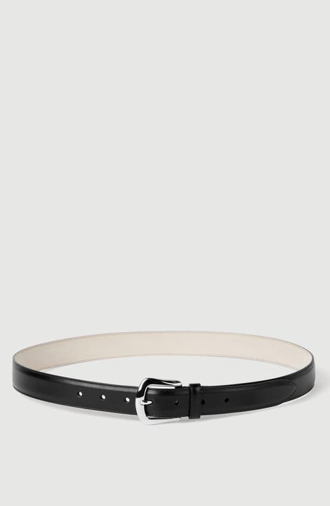 Calfskin belt