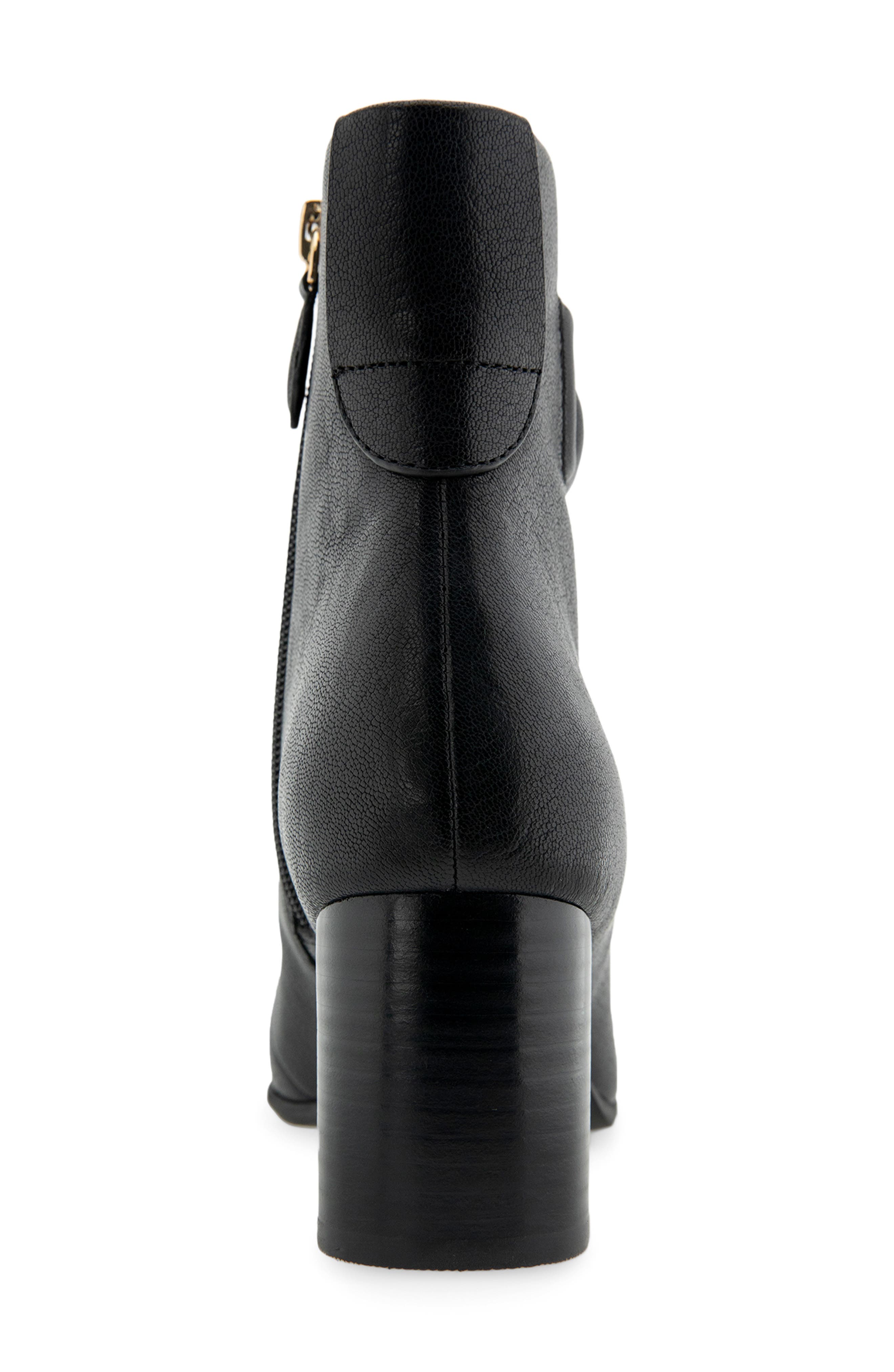 Aerosoles Magnus Logo Bootie, Alternate, color, Black Leather