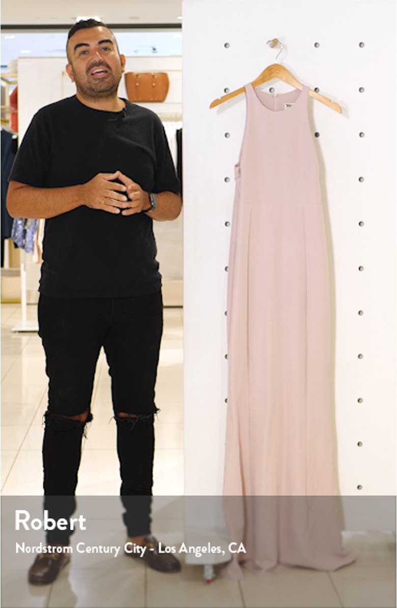 Chicago Stretch Crepe Mermaid Gown, sales video thumbnail