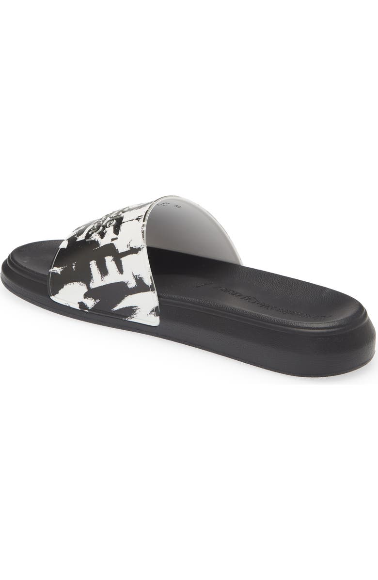 McQueen Graffiti Pool Slide Sandal, Alternate, color,