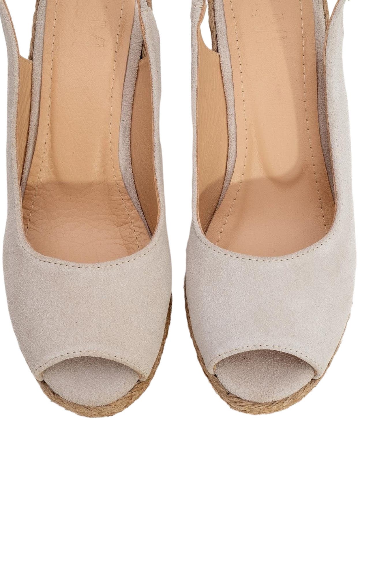 Forever & Always Shoes Ryan Leather Espadrilles, Alternate, color, Beige Suede Leather