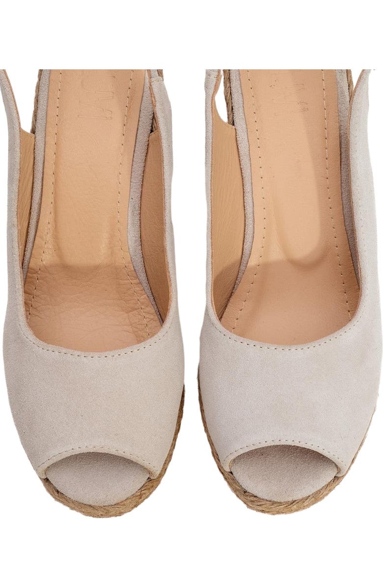 Forever & Always Shoes Ryan Leather Espadrilles, Alternate, color, Beige Suede Leather