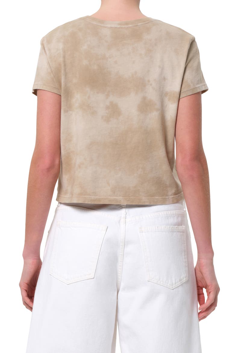 Adine Shrunken Organic Cotton T-Shirt, Alternate, color, PLUME