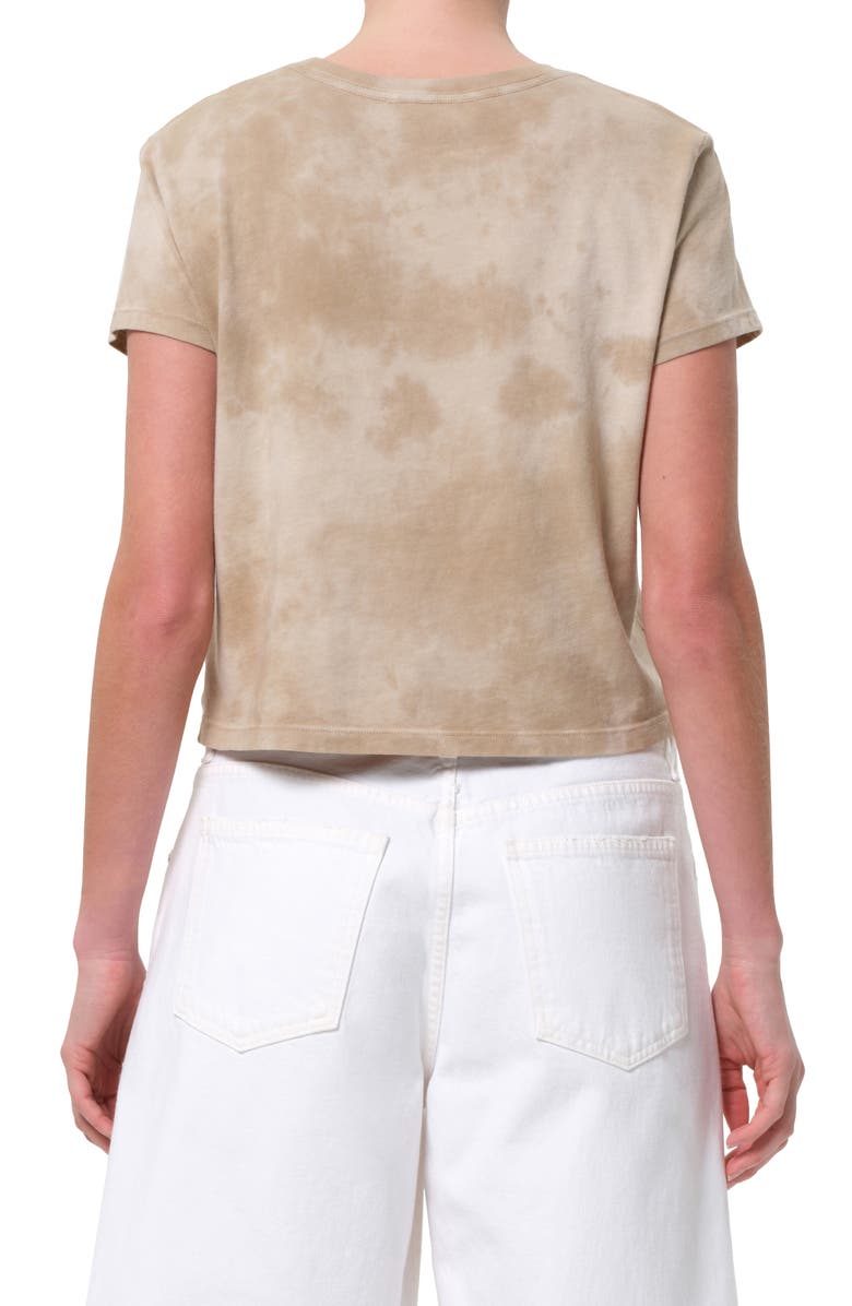 AGOLDE Adine Shrunken Organic Cotton T-Shirt, Alternate, color, Plume