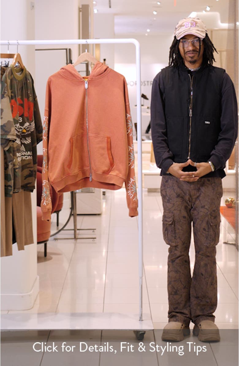 Sol Graphic Zip Hoodie, sales video thumbnail