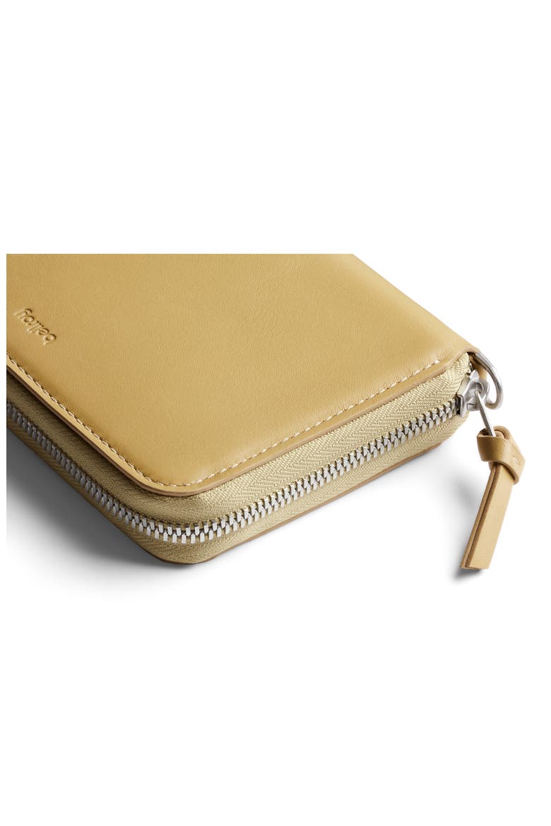 Leather RFID Folio Wallet, Alternate, color, MUSTARD