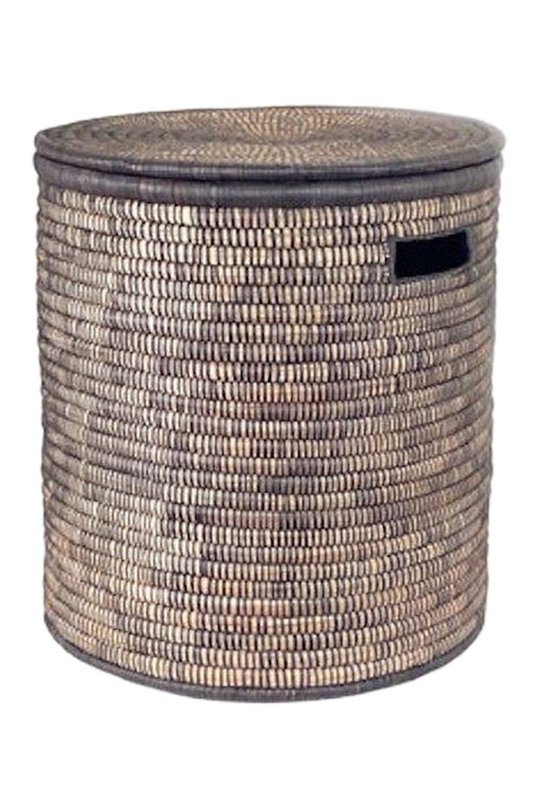 Black Malawi Basket, Alternate, color, Black