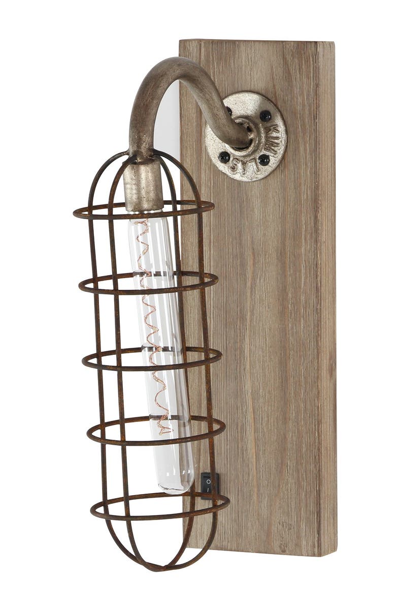 SONOMA SAGE HOME LED Wall Sconce, Alternate, color, Brown Black