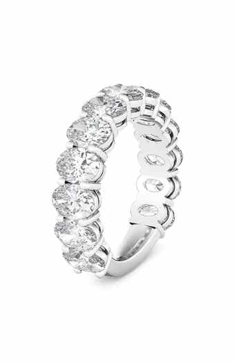 Julianna B. 4 1/5ct D.E.W. Moissanite Oval Eternity Ring Julianna B. 4 1/5ct D.E.W. Moissanite Oval Eternity Ring