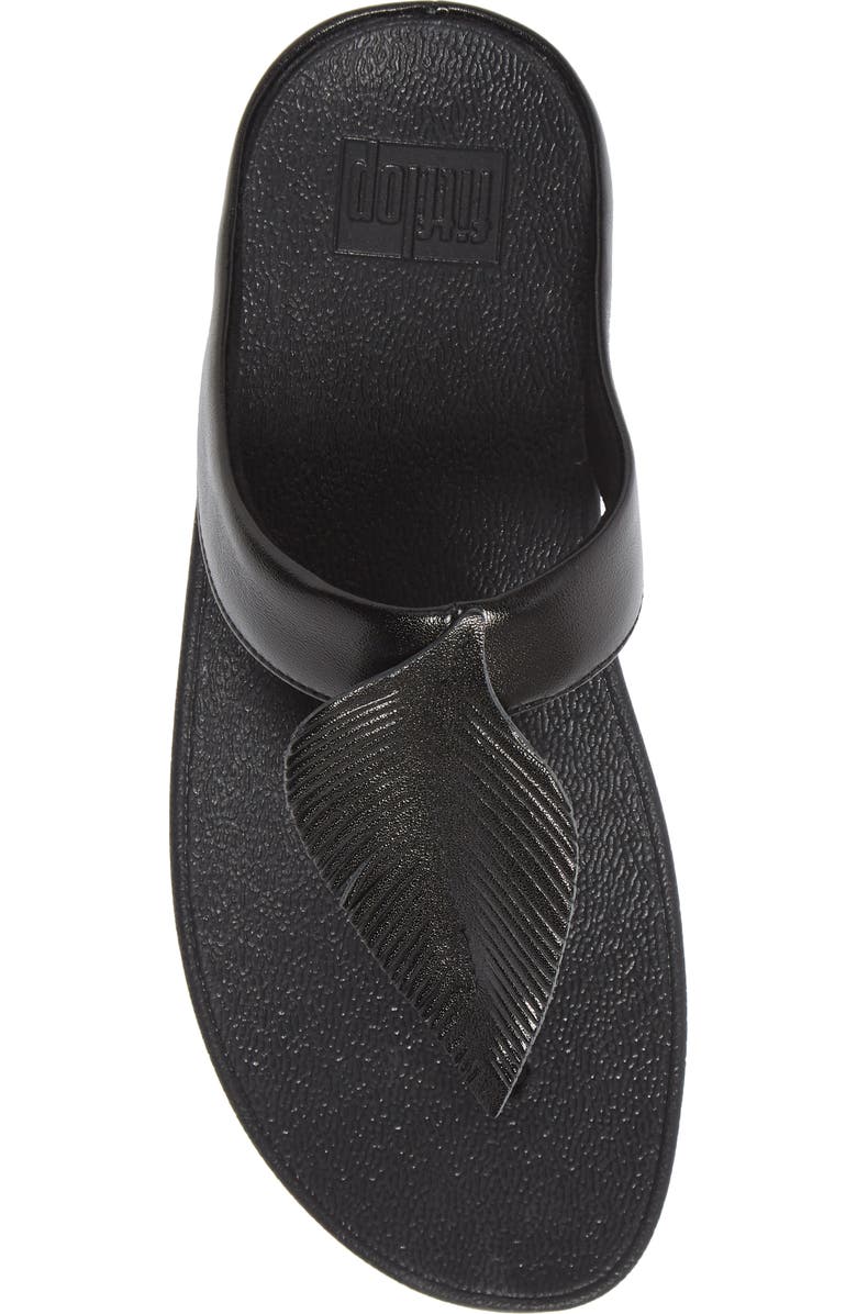 FitFlop Fino Feather Flip Flop, Alternate, color,