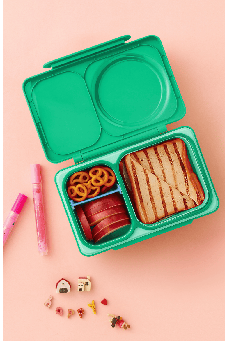 OmieBox UP Bento Box for Older Kids, Alternate, color, Jade Green