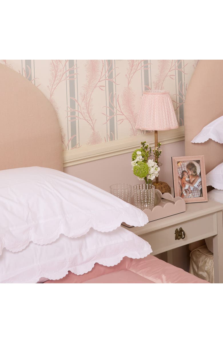 Mrs. Alice Lotus Lampshade, Alternate, color, Pink