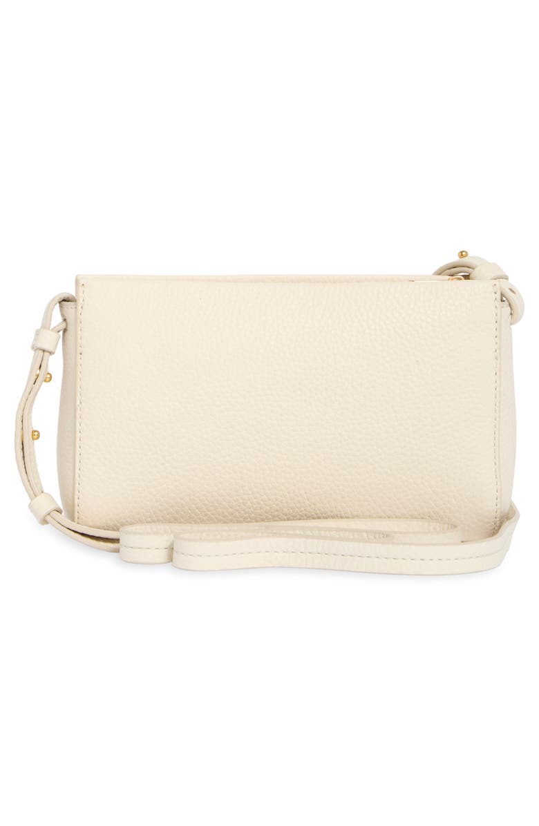 Vince Myrna Top Zip Crossbody Bag, Alternate, color, Milk