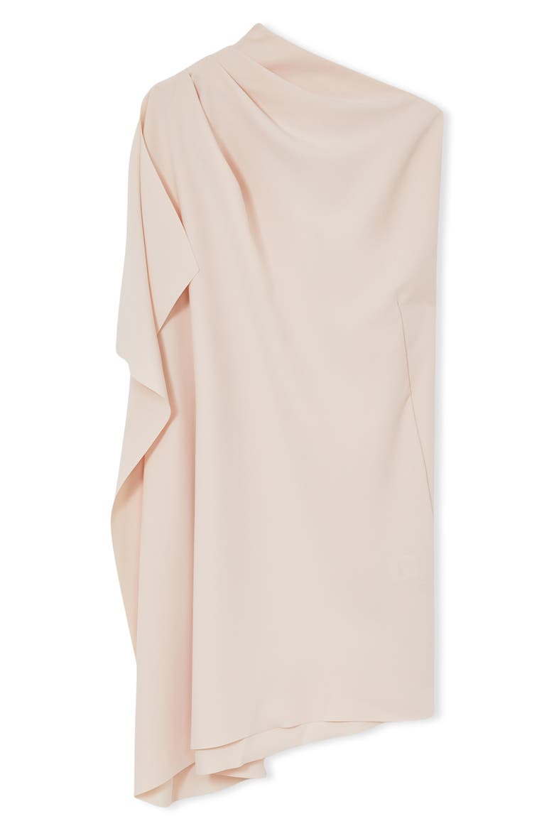 Ellery One-Shoulder Asymmetric Hem Dress, Alternate, color, PALE PINK