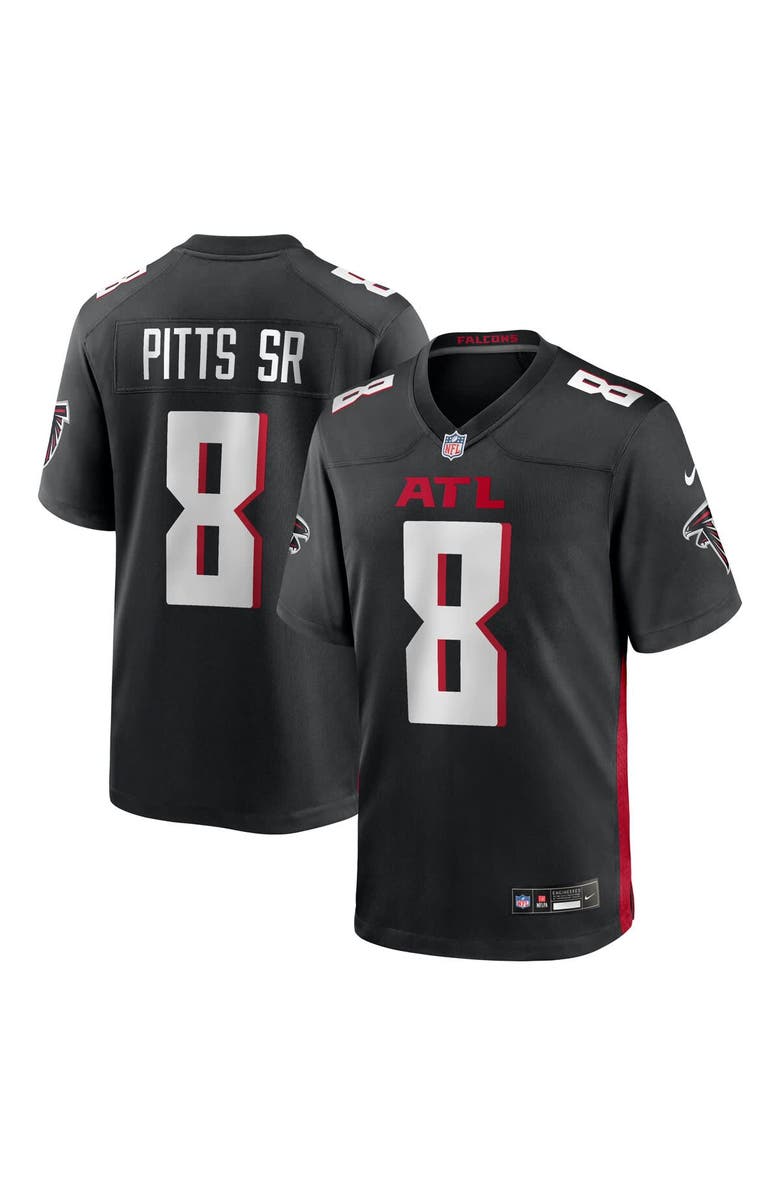 Nike Men's Nike Kyle Pitts Sr. Black Atlanta Falcons Team  Game Jersey, Main, color, Black