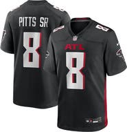 Nike Men's Nike Kyle Pitts Sr. Black Atlanta Falcons Team  Game Jersey