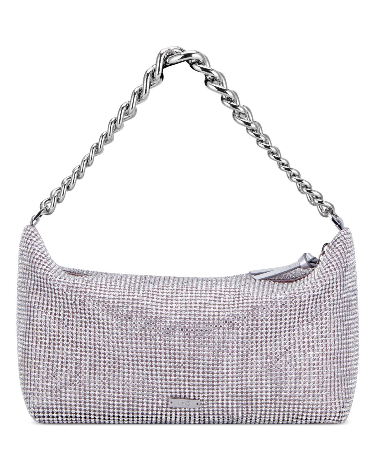Rafe New York Eliza Diamante Shoulder Bag, Alternate, color, Silver