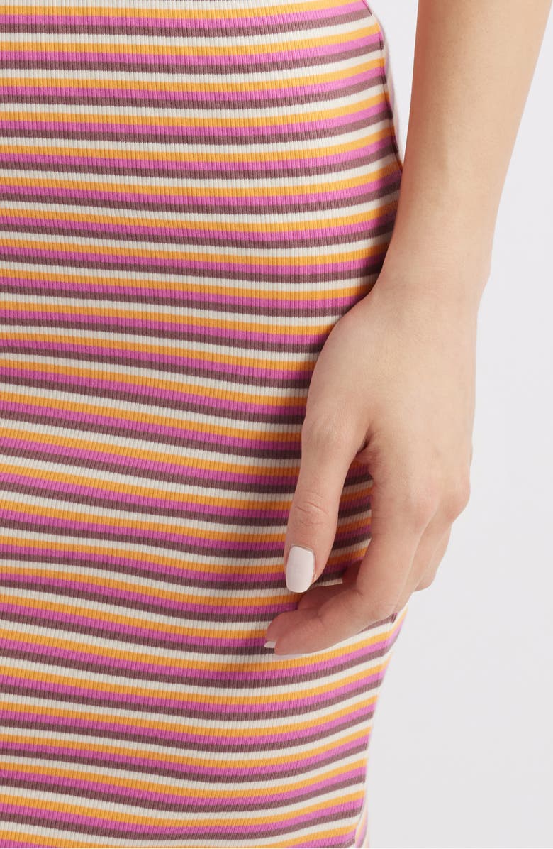 Rip Curl High Tide Stripe Cotton Rib Tank Dress, Alternate, color, 