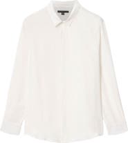 John Varvatos Vito Silk Jacquard Button-Up Shirt