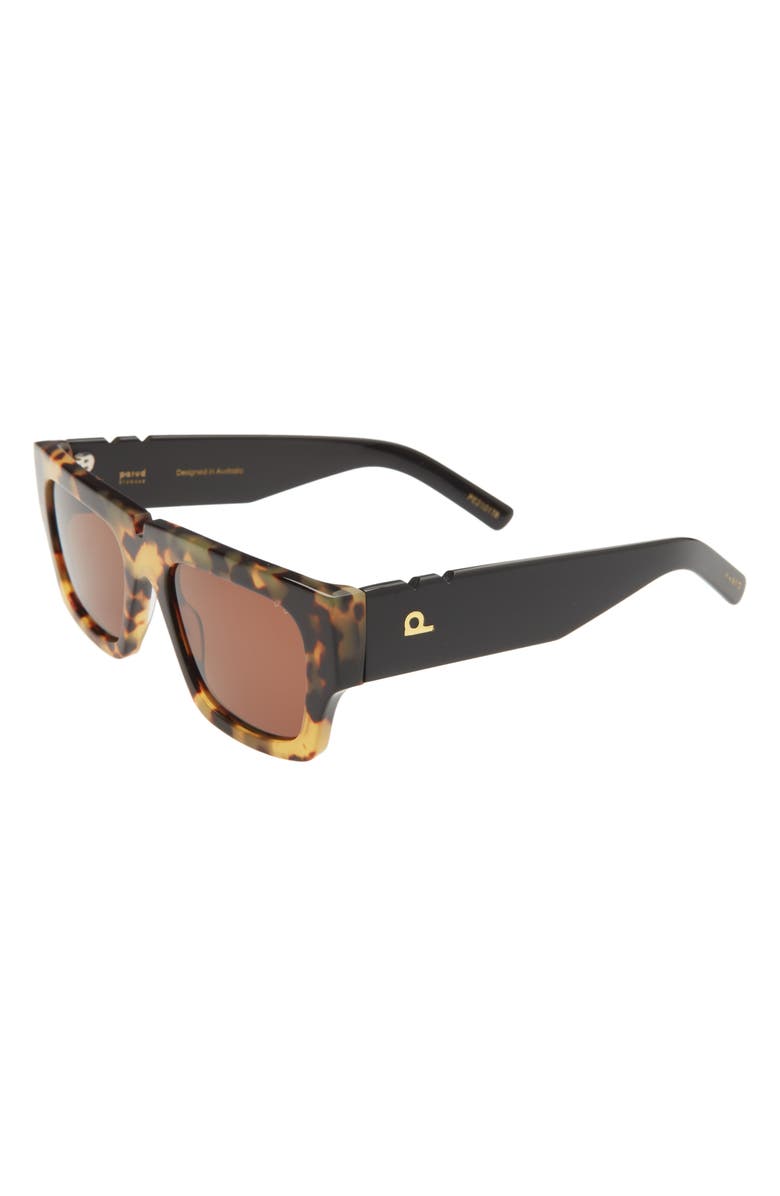 Pared Bread & Butter 51.5mm Cat Eye Sunglasses, Alternate, color, Tortoise