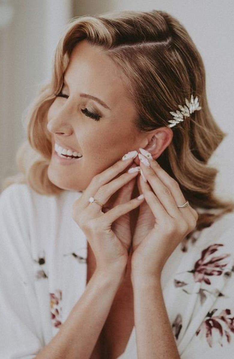 Brides & Hairpins Bria Crystal Hair Comb, Alternate, color, Gold