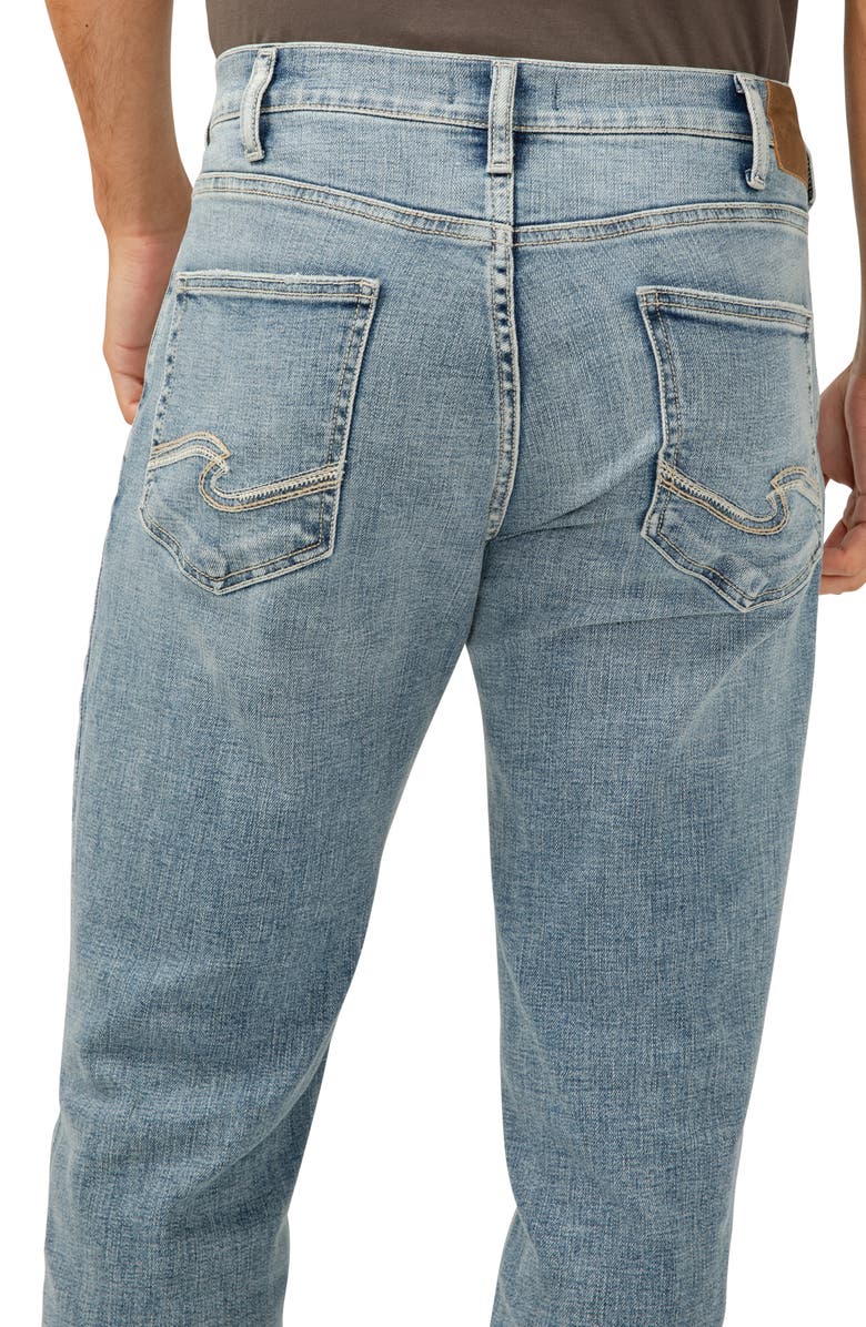 Silver Jeans Co. Eddie Athletic Fit Tapered Jeans, Alternate, color, Indigo