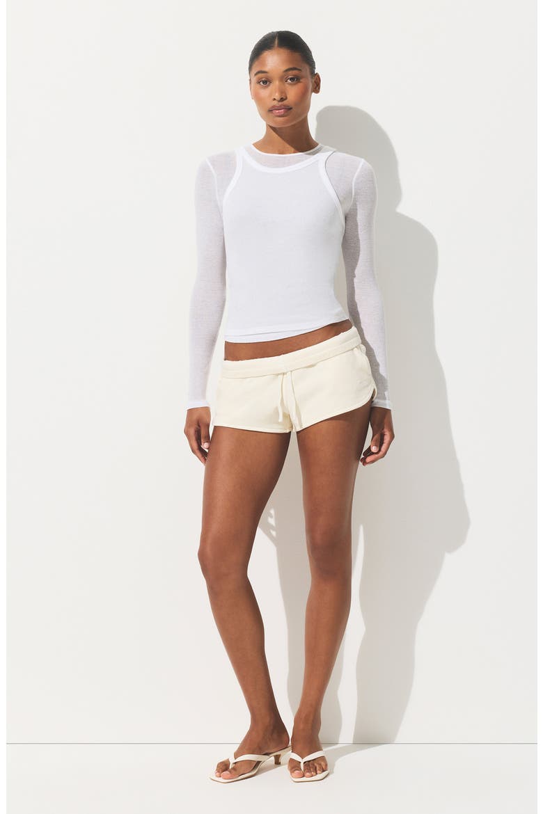 Sheer Rib Tank, Alternate, color, SNOW