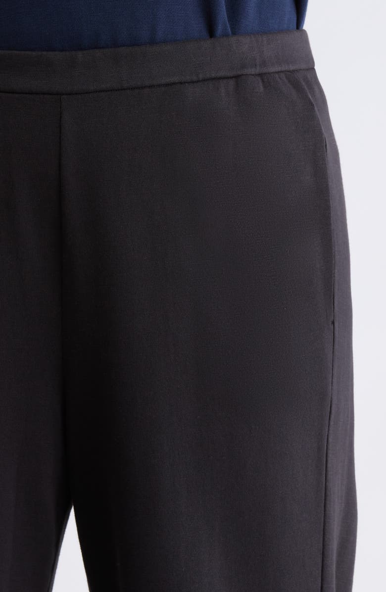 Eileen Fisher Slouch Ankle Pants, Alternate, color, Washed Black