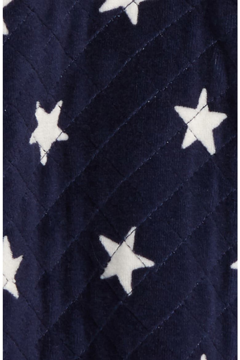 Baby Hooded Bunting, Alternate, color, NAVY PEACOAT STARS